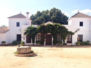 The Ordóñez ranch, Finca El Recreo, today. In the well in the foreground, Orson Welles' ashes are interred. 