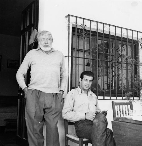 Ernest Hemingway and Antonio Ordóñez at the Finca El Recreo